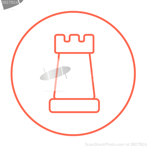Image of Chess line icon.