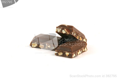 Image of almond chocolate pieces