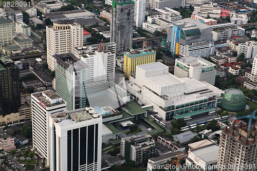 Image of Aerial view of Bangkok city 