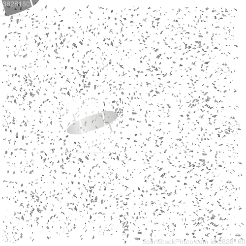 Image of Gray Confetti Isolated