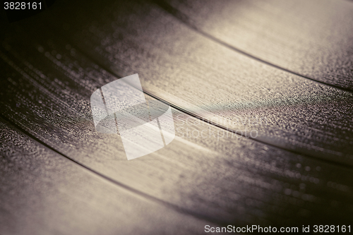 Image of Close up vinyl record