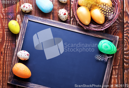 Image of easter eggs