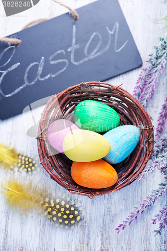Image of decorative painted Easter eggs