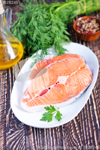 Image of raw salmon