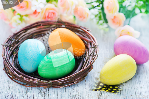 Image of decorative painted Easter eggs