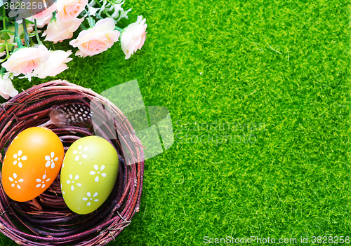 Image of easter eggs