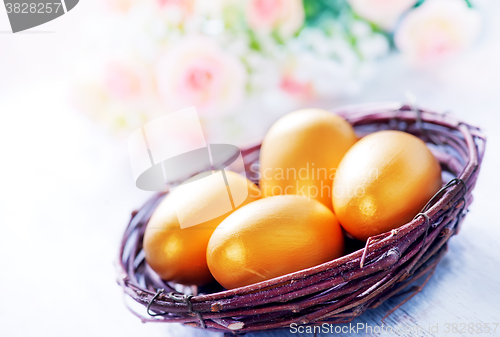 Image of decorative painted Easter eggs