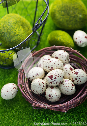 Image of decorative painted Easter eggs