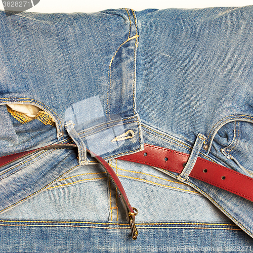 Image of Jeans with Belt