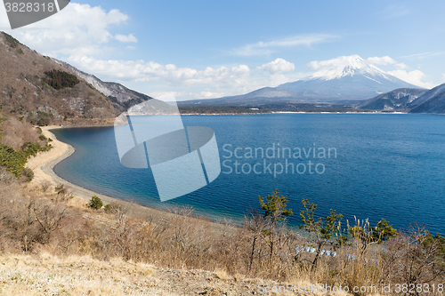 Image of Fujisan with Lake Motosu