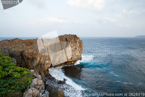 Image of Seascape and cliff