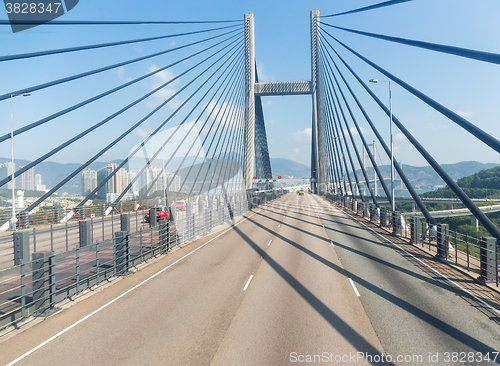 Image of Hong Kong suspension bridge