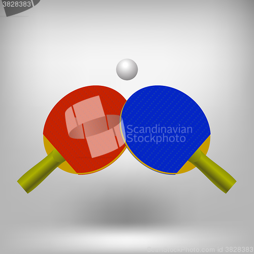 Image of Two Ping Pong Rackets