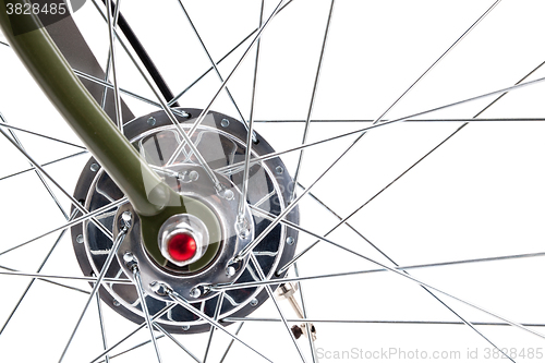 Image of Vintage bicycle wheel