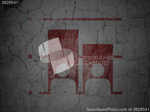 Image of Politics concept: Election on grunge wall background