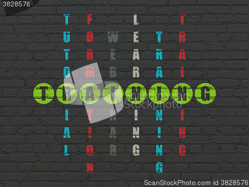 Image of Education concept: Training in Crossword Puzzle