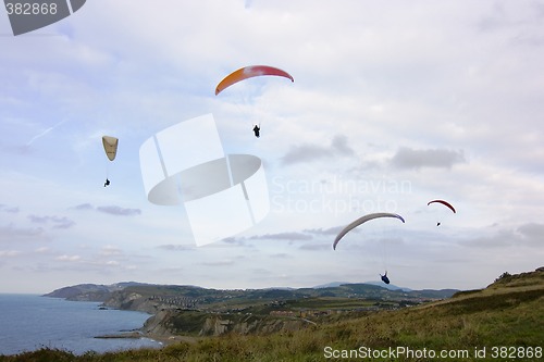 Image of parachuting