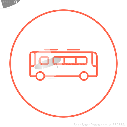 Image of Bus line icon.