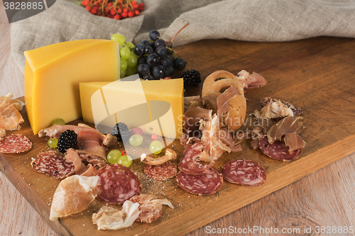 Image of Food set on the table