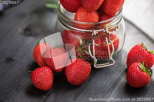 Image of Fresh ripe strawberry