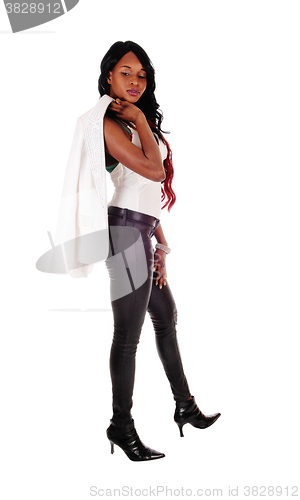 Image of Slim African American woman.