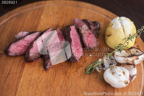 Image of grilled beef steak