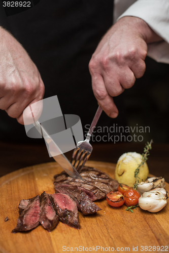 Image of grilled beef steak