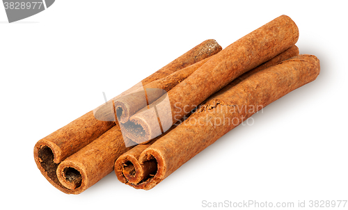 Image of Heap of cinnamon sticks