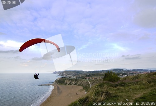 Image of parachuting