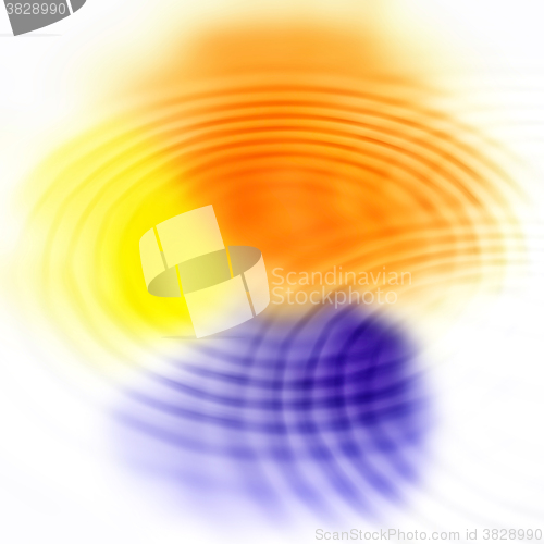 Image of Abstract color spots and ripples