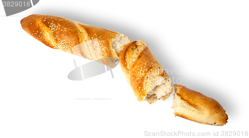 Image of Broken French baguette