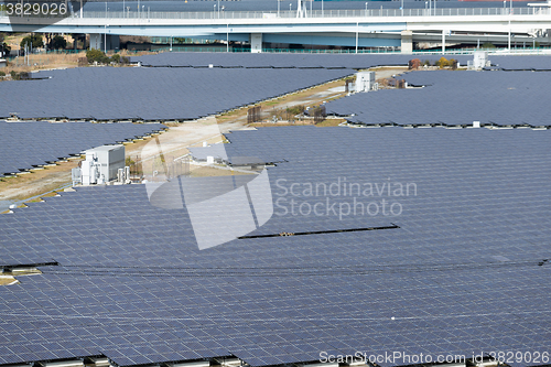 Image of Solar panel in power plant