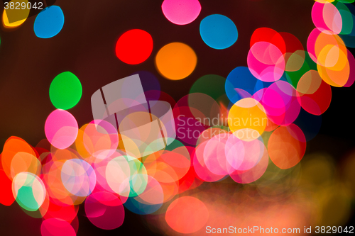 Image of Colourful Defocused bokeh light