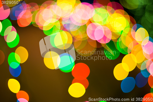 Image of Defocused bokeh lights