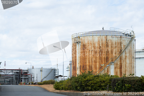 Image of Oil Tank in factory