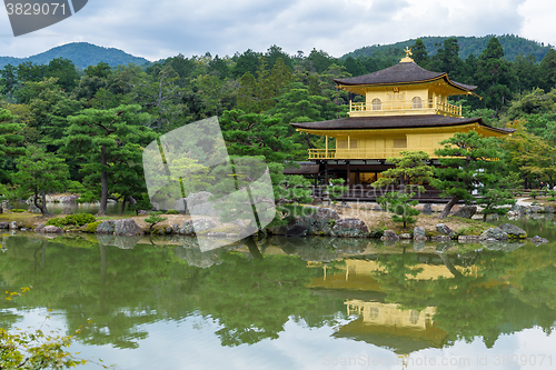 Image of Golden Pavilion ( Kinkakuji ) in Kyoto - Japan