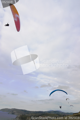 Image of parachuting