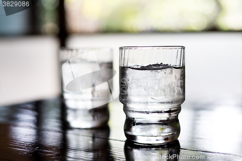 Image of Glass of iced water