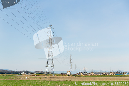 Image of Metal tower of Power Lines