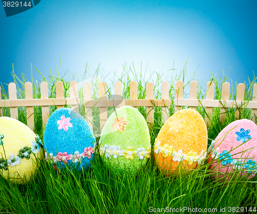 Image of Decorated easter eggs