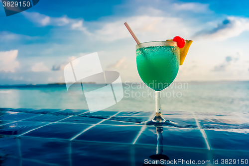 Image of Cocktail near the swimming pool