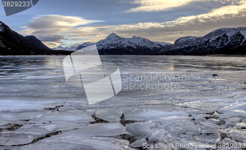 Image of Abraham Lake Winter