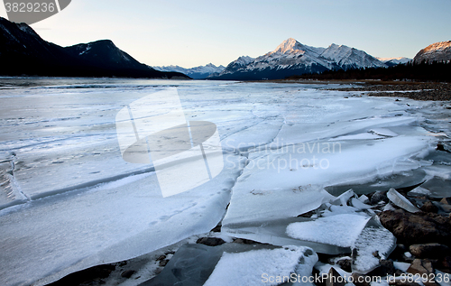 Image of Abraham Lake Winter