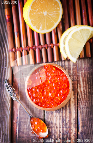 Image of salmon caviar