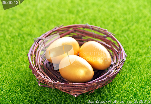 Image of decorative painted Easter eggs