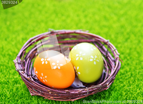 Image of easter eggs