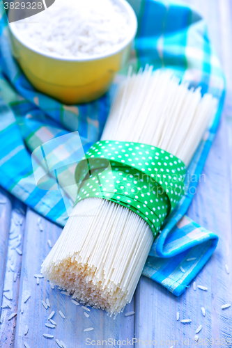 Image of rice noodles