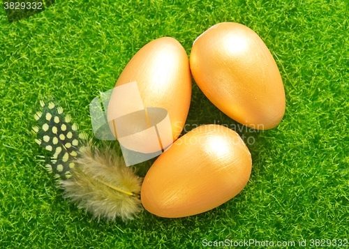 Image of decorative painted Easter eggs