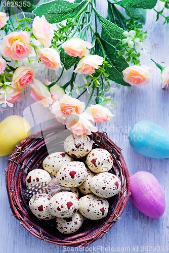 Image of decorative painted Easter eggs