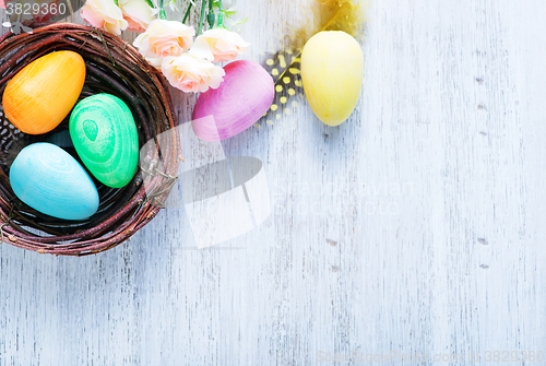 Image of decorative painted Easter eggs